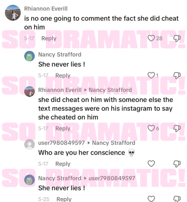 lucinda strafford mum zac comments